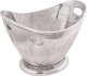 vidaXL Lodówka Srebrna Aluminium 36 x 25 x 26 cm Fajny design 1