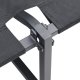 vidaXL Antracytowy Metal Mieści 3 Sofa ogrodowa Prostokątna 9
