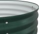 vidaXL Donica ogrodowa Zielona Stal ocynkowana 320 x 80 x 81 cm Trwała 10