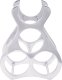 vidaXL Stojak na wino Srebrny Aluminium 23 x 14 x 28 cm Organizatory 1