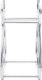 vidaXL Stojak na wino Srebrny Aluminium 23 x 14 x 28 cm Organizatory 2