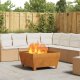 Palenisko ogrodowe vidaXL Stal corten 80 x 80 x 43 cm Trwałe Rustykalne ognisko 1