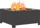 Palenisko ogrodowe vidaXL Czarny stal zimnowalcowana 60 x 60 x 30 cm Trwały Ognisko 2