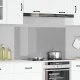 Backsplash kuchenny vidaXL Jasnoszary Akryl 110 x 60 cm Trwały 1