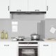 Backsplash kuchenny vidaXL Jasnoszary Akryl 110 x 60 cm Trwały 3