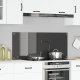 vidaXL Backsplash Kuchenny Ciemny szary Szkło hartowane 120 x 50 cm 1