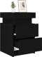 vidaXL Szafka nocna Czarny Dąb Drewno inżynieryjne 35 x 39 x 55 cm 2