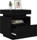 vidaXL Stolik nocny Zestaw 2 Czarny dąb 2