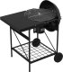 vidaXL Czarny Stal Standardowy Przenośny Grill na świeżym powietrzu 10