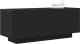 vidaXL szafka RTV czarny dąb płyta wiórowa 100 x 35 x 40 cm 2