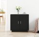 vidaXL Szafka Czarny dąb Drewno inżynieryjne Średni Bufet Prostokątny 4