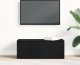 vidaXL szafka RTV Czarny Dąb Drewno Średnia Szafka RTV Prostokątna 4