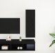 vidaXL Szafka RTV Czarny dąb 30.5 x 30 x 90 cm 4