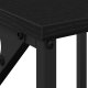 vidaXL Stolik Nocny Czarny dąb MDF, Metal Średni 9