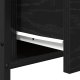 vidaXL Stolik Nocny Czarny dąb MDF, Metal Średni 10