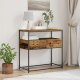 vidaXL Stolik Konsolowy Stare drewno Drewno, Metal 75 x 40 x 75 cm 1
