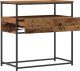 vidaXL Stolik Konsolowy Stare drewno Drewno, Metal 75 x 40 x 75 cm 4