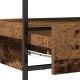 vidaXL Stolik Konsolowy Stare drewno Drewno, Metal 75 x 40 x 75 cm 7