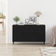 vidaXL Szafka Czarny Dąb Drewno 100 cm szerokości Bufet Prostokątny 4