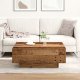 vidaXL Stolik kawowy Stare drewno Lite drewno 80 x 80 x 31 cm Prosty 1