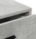 vidaXL Betonowa szara Drewno inżynieryjne Szafka boczna Prostokątna 10