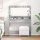 vidaXL Szary sonoma 100 x 41 x 135 cm Lustro 1