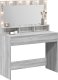 vidaXL Szary sonoma 100 x 41 x 135 cm Lustro 2