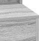vidaXL Szary sonoma 100 x 41 x 135 cm Lustro 7
