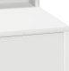 vidaXL Biała Drewno inżynieryjne 50 x 41 x 135 cm Lustro 7