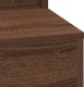 vidaXL Brązowy dąb Drewno kompozytowe 50 x 41 x 135 cm Lustro Toaletka 7