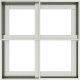 vidaXL Donica ogrodowa Szara Stal ocynkowana 80 x 80 x 48 cm Donice 7