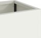 vidaXL Donica Biała Metalowa 60 x 26 x 45 cm Metalowa donica 7