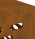 vidaXL Stal Corten Stal postarzała 110 x 50 x 80 cm Trwały 8