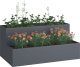 vidaXL Donica ogrodowa Antracyt Plastik 100 x 60 x 45 cm Donice 1