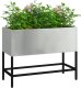 vidaXL Stal ocynkowana 60 x 26 x 45 cm Donica metalowa Prostokątna 1