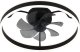Fanfy czarna LED 40W G K 3000,4000,6000 Wi-Fi 1