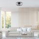 Fanfy czarna LED 40W G K 3000,4000,6000 Wi-Fi 3