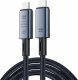 Kabel USB Vega USB-C - USB-C 1 m Czarny (35803) 2