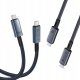 Kabel USB Vega USB-C - USB-C 1 m Czarny (35803) 4