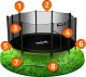 Trampolina ogrodowa NEO SPORT NS-15Z231 z siatką zewnętrzną 15 FT 465 cm 9
