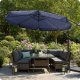 Parasol ogrodowy składany 8 segmentowy 350 cm z pokrowcem Plonos PL-881 10