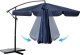 Parasol ogrodowy składany 8 segmentowy 350 cm z pokrowcem Plonos PL-881 3