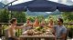 Parasol ogrodowy składany 8 segmentowy 350 cm z pokrowcem Plonos PL-881 8