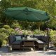 Parasol ogrodowy składany 8 segmentowy 350 cm z pokrowcem Plonos PL-881 10