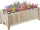 podwyższona grządka Blomster, składana, 30l, w tym folia, 70x30x25cm - brązowy 3