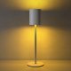 Retro lampa stołowa Corly, LED, 7 kolorów światła, możliwość ściemniania - biały 3