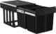 Kosz na śmieci Ashlyn, 2 komory, 30 litrów, prowadnice teleskopowe - czarny 1