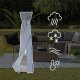 Pokrowiec PU na Promiennik Gazowy FL255 Parasol Grzewczy Ogrodowy 1