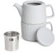 Teapot with a mug Homla MULEN Gray, 650 ml 2
