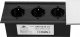 Gniazdo blatowe Spacetronik SPS-S33S V2 COMPACT Srebrne do wpuszczenia w blat 7